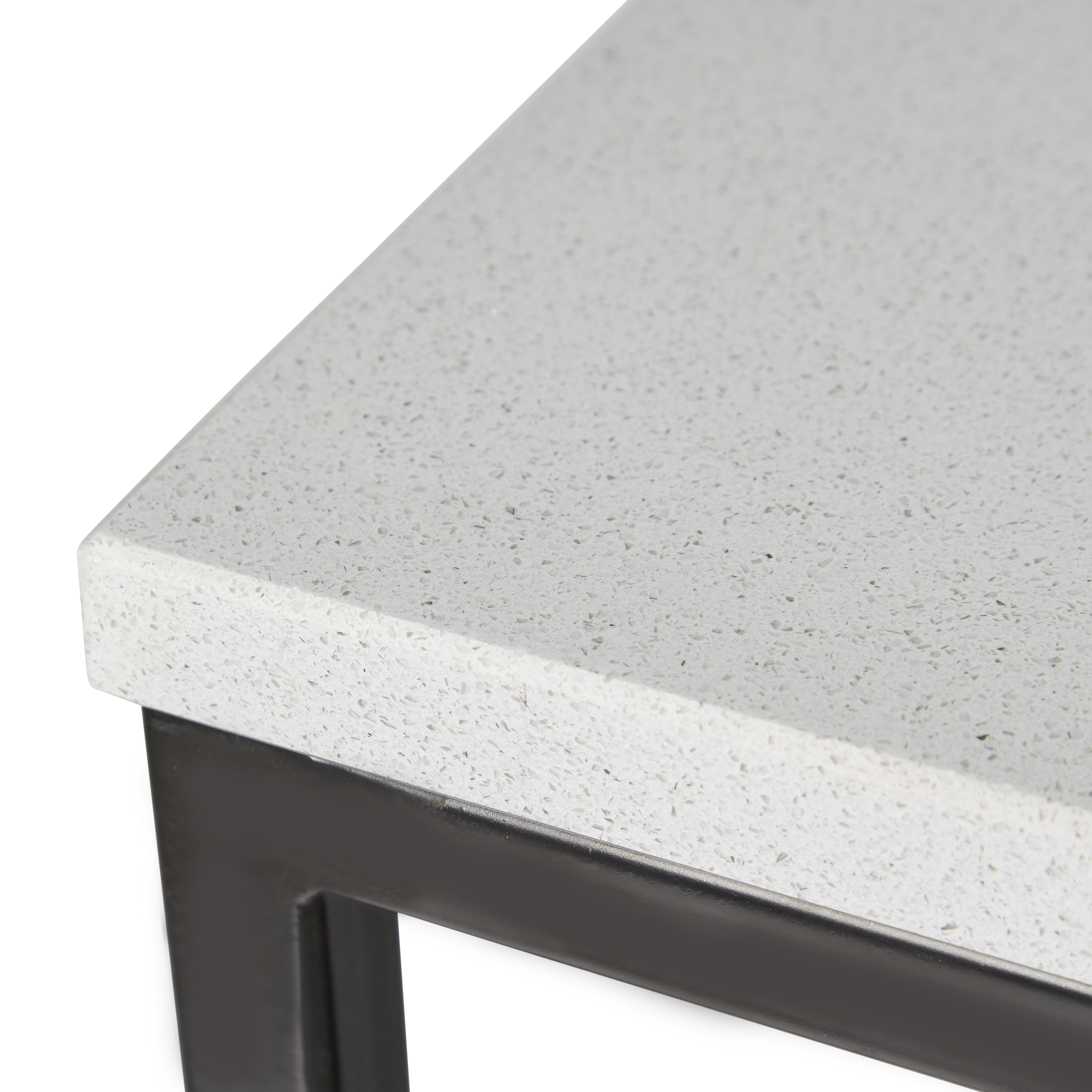 White Quartz Console Table 0007 All in Stone